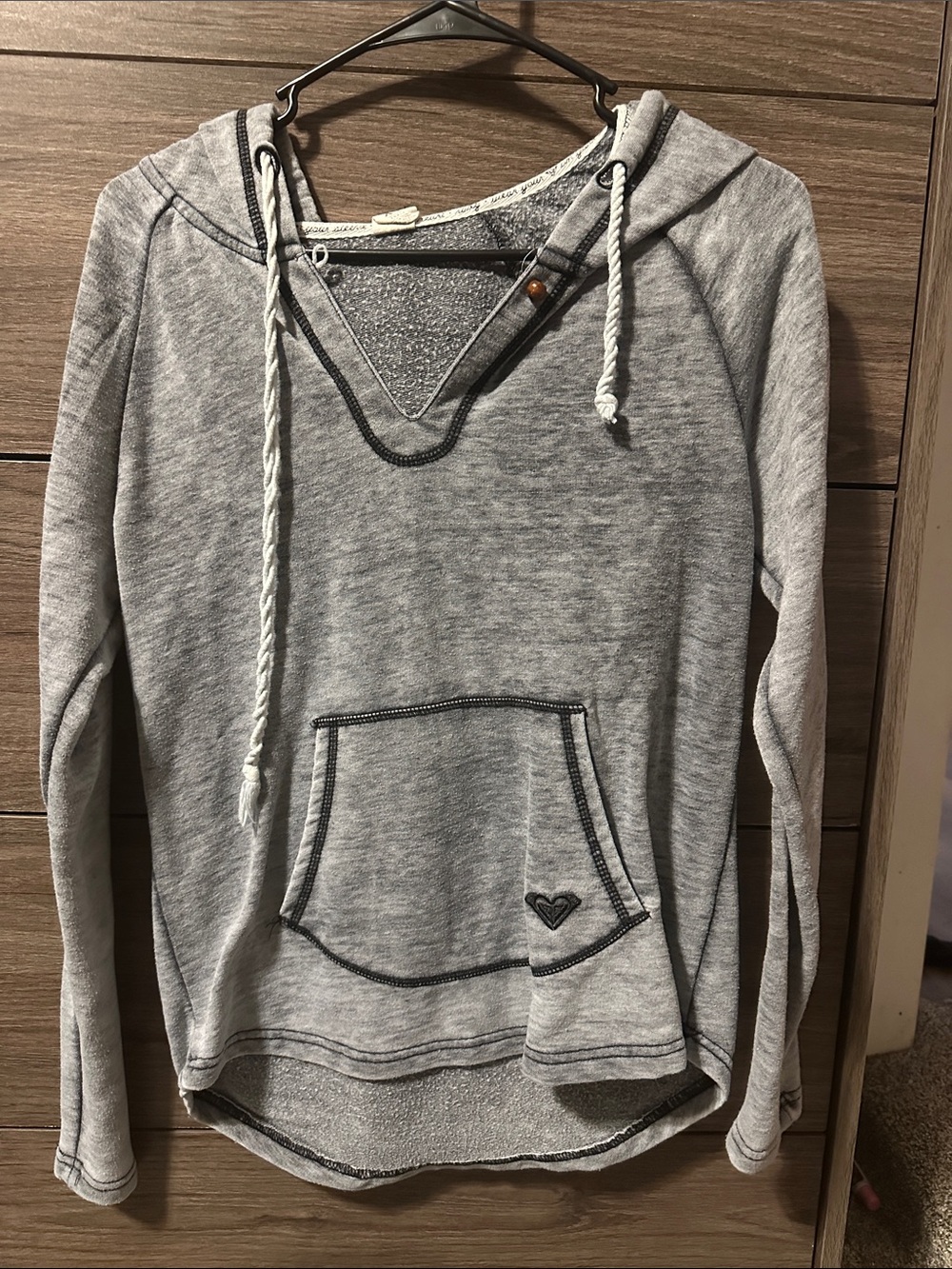 Roxy size small V split hoodie